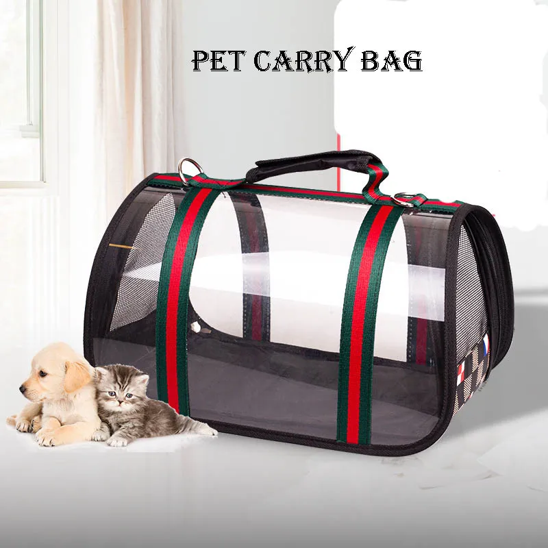 

AHUAPET Pet Carrier Bag Dog Bags For Small Dogs Cats Backpack Eco-friendly Waterproof Windproof Transparent Dog Travel Bag