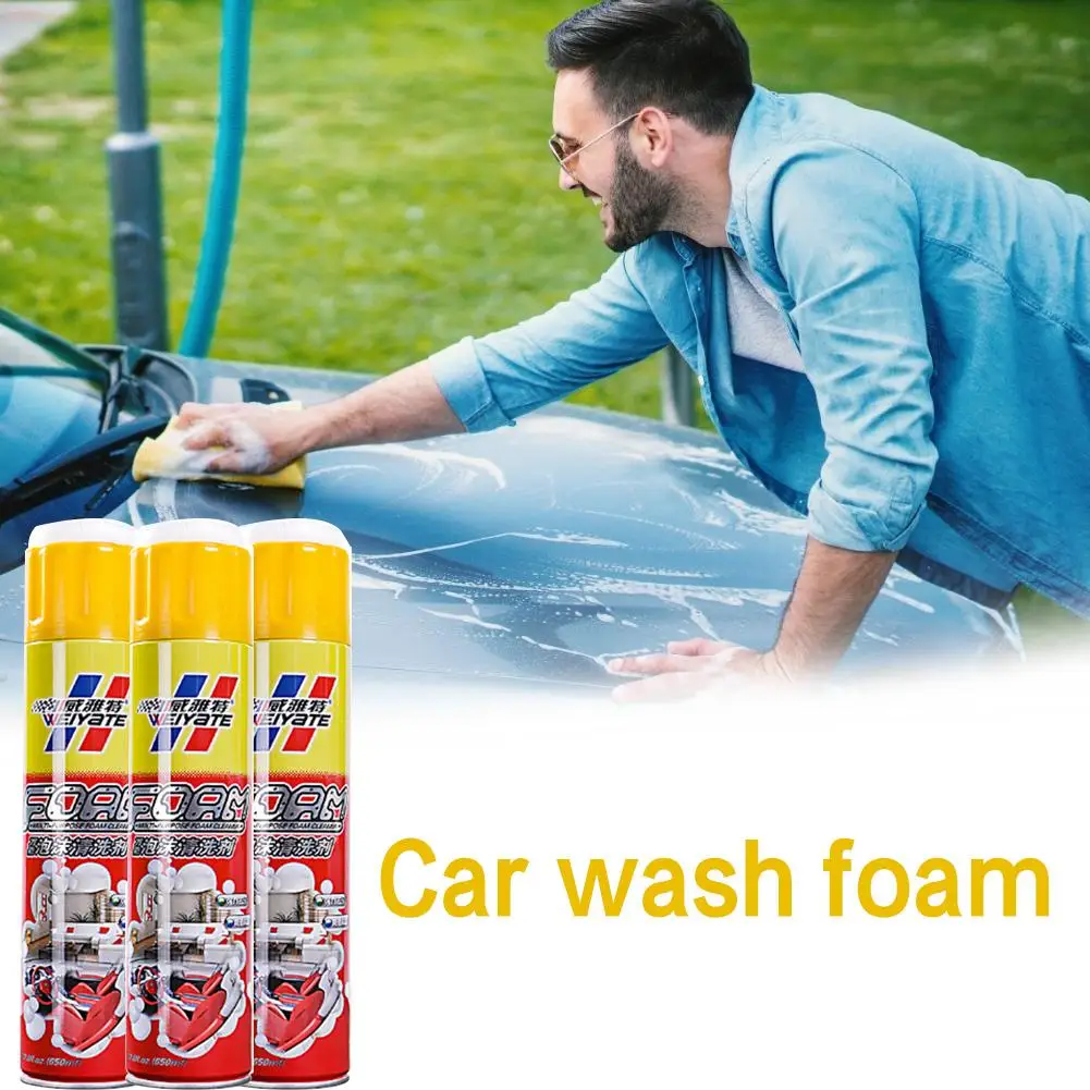 

Universal 650ml Car Foam Cleaner Multi-function Decontamination Coating Environmentally Friendly For Car Interior Roof Seat