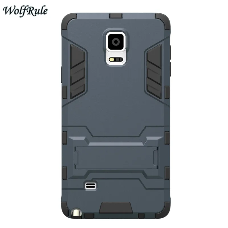 For Cover Samsung Galaxy Note 4 Case TPU PC Holder Bumper Phone N9100 |