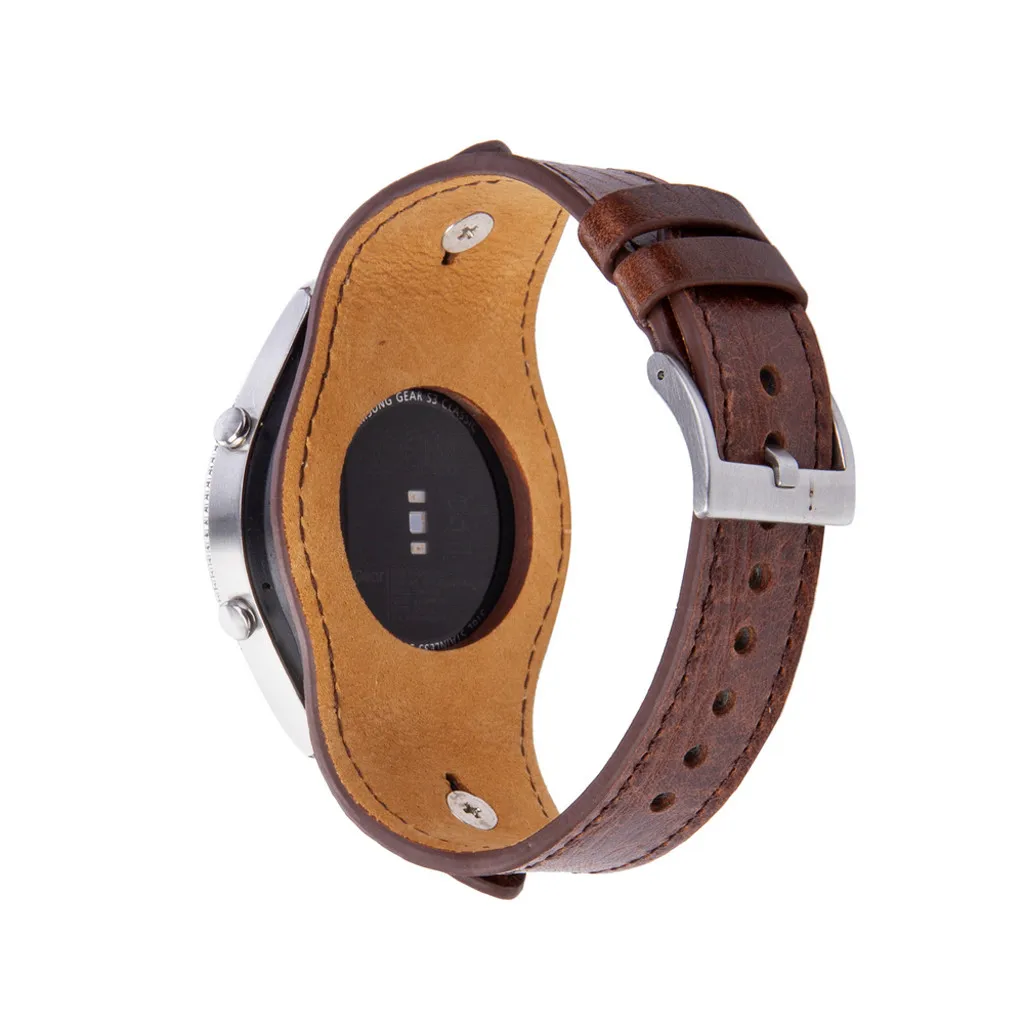 Кожаный ремешок BEHATRD для часов samsung Classic Galaxy watch 46 мм кожаный ремешок сменные ремешки браслет Ремешки для наручных часов Bracelet# y4