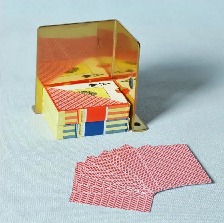 1 шт. держатель игральных карт металлические золотые игровой стол аксессуар|playing