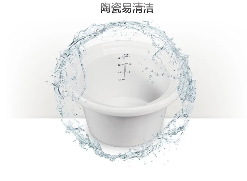 5л высокоемкая Керамическая электрическая Пароварка для еды каша суп кастрюля