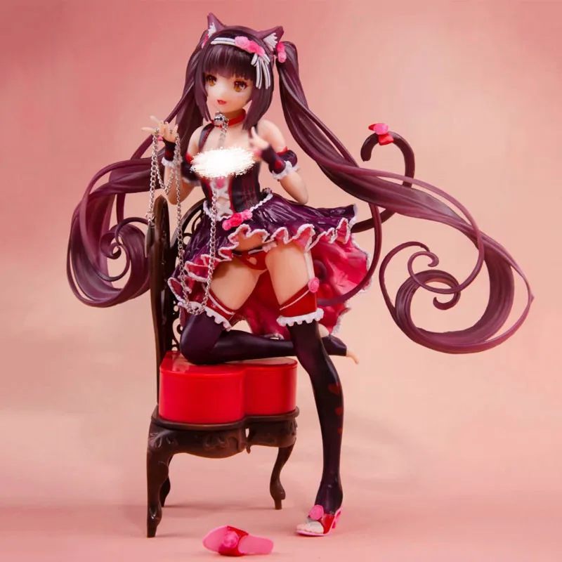 NIC сексуальная фигурка аниме Nekopara Chocola & Vanilla 1/7 Масштаб ПВХ сексуальные фигурки