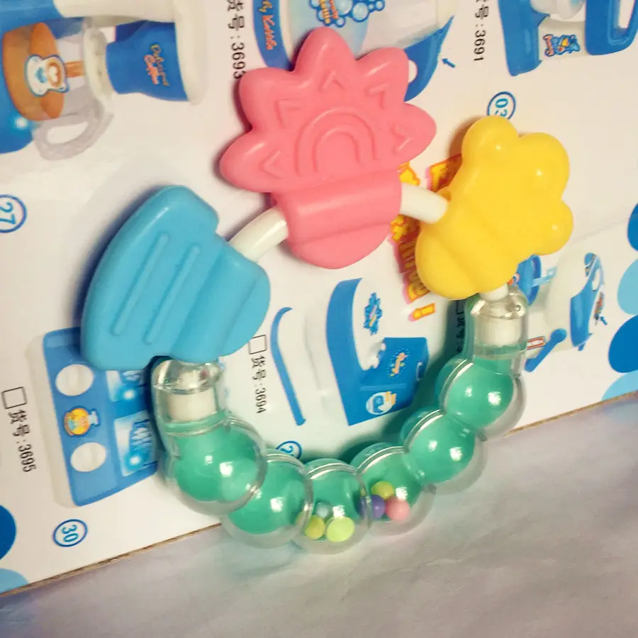 Мультяшный новый детский Прорезыватель для зубов Обучающие мобильные игрушки