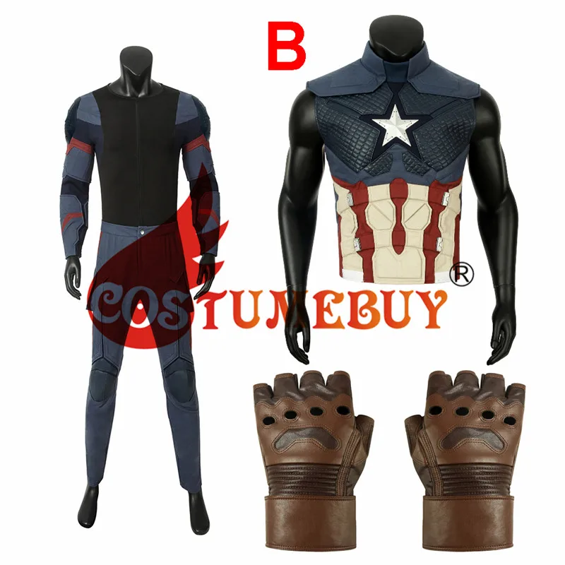CostumeBuy Мстители 4 Капитан Америка Стив костюм для комиксов костюм Мстители эндшпиль костюм L920