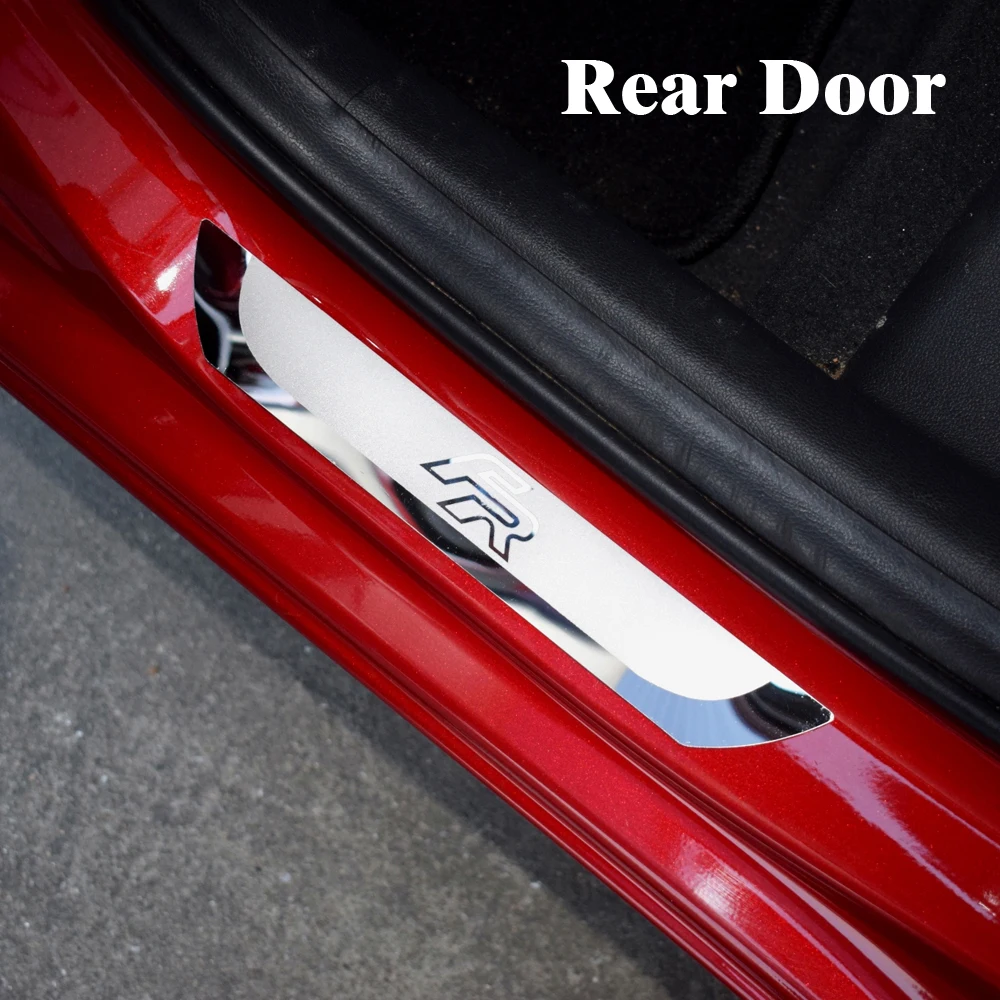 Car Stylin FR Stainless Steel Scuff Plate Door Sill Cover For SEAT LEON ARONA ATECA | Автомобили и мотоциклы