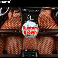 fuwayda custom fit car floor mats made for mazda 3 5 6 cx 5 cx 7 mx 5 carpet rus liners covers leather interior good quality