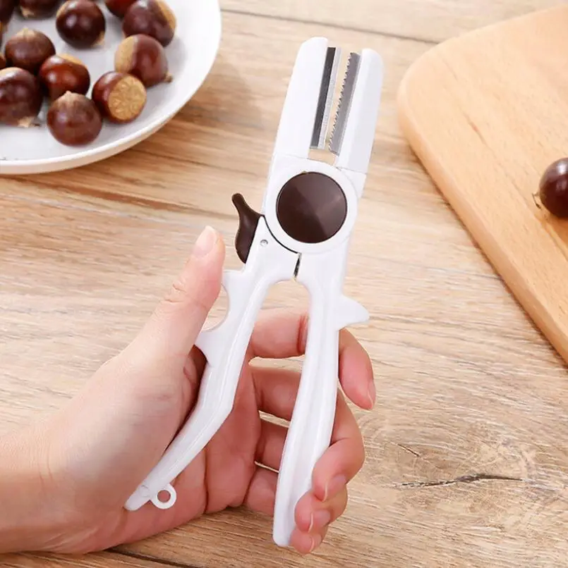 Креативный Открыватель для каштана инструмент кухни резка нержавеющая сталь ABS