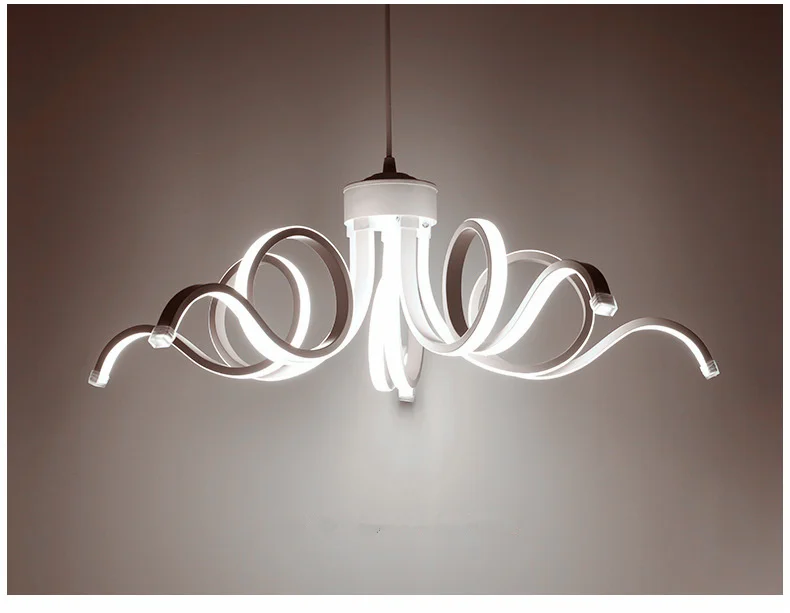 White light 68w Lustre Led люстра освещение бумажный фонарик свет люстры де Кристал Para Sala современный Янтарный кулон канделябро Абажуры для светильников - Цвет абажура: White light 68w