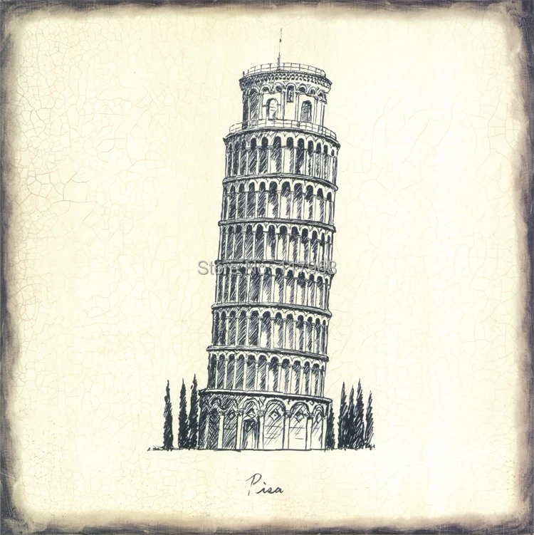 Настенные декоративные квадратные картины без рамки всемирно известные скетчи