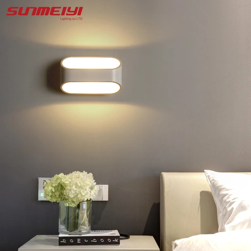 Скандинавский светодиодный настенный светильник лампы внутреннего освещения