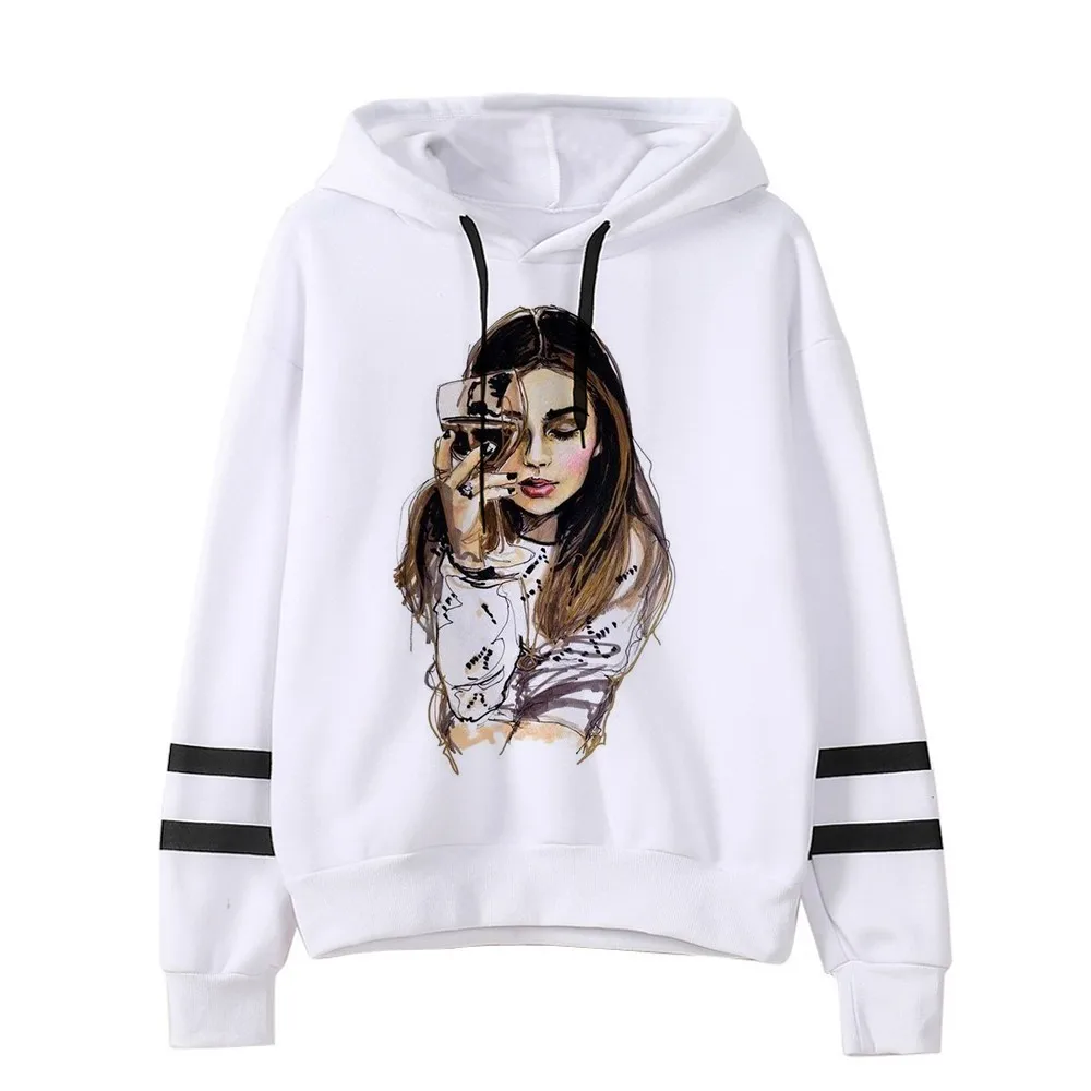 Новинка года, толстовка Ariana Grande, толстовка с капюшоном с надписью «No Tears», Женская толстовка с крутым принтом «God Is A Woman», свитера пуловер толстовки - Цвет: 06