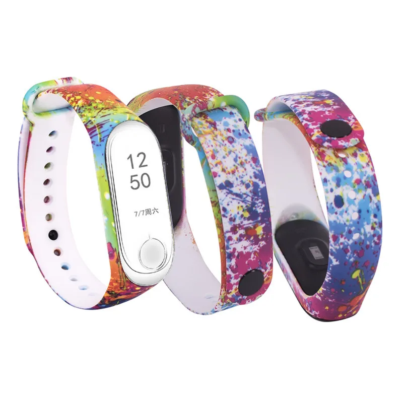 Ремешок для Xiaomi mi Band 3 Смарт-ремешок band сменный ремешок смарт-часов Силиконовый