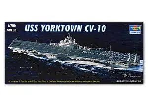 Trumpeter 1/700 масштабная модель 05729 США морской Эссекс класс CV 10 &quotЙорк Сити&quot
