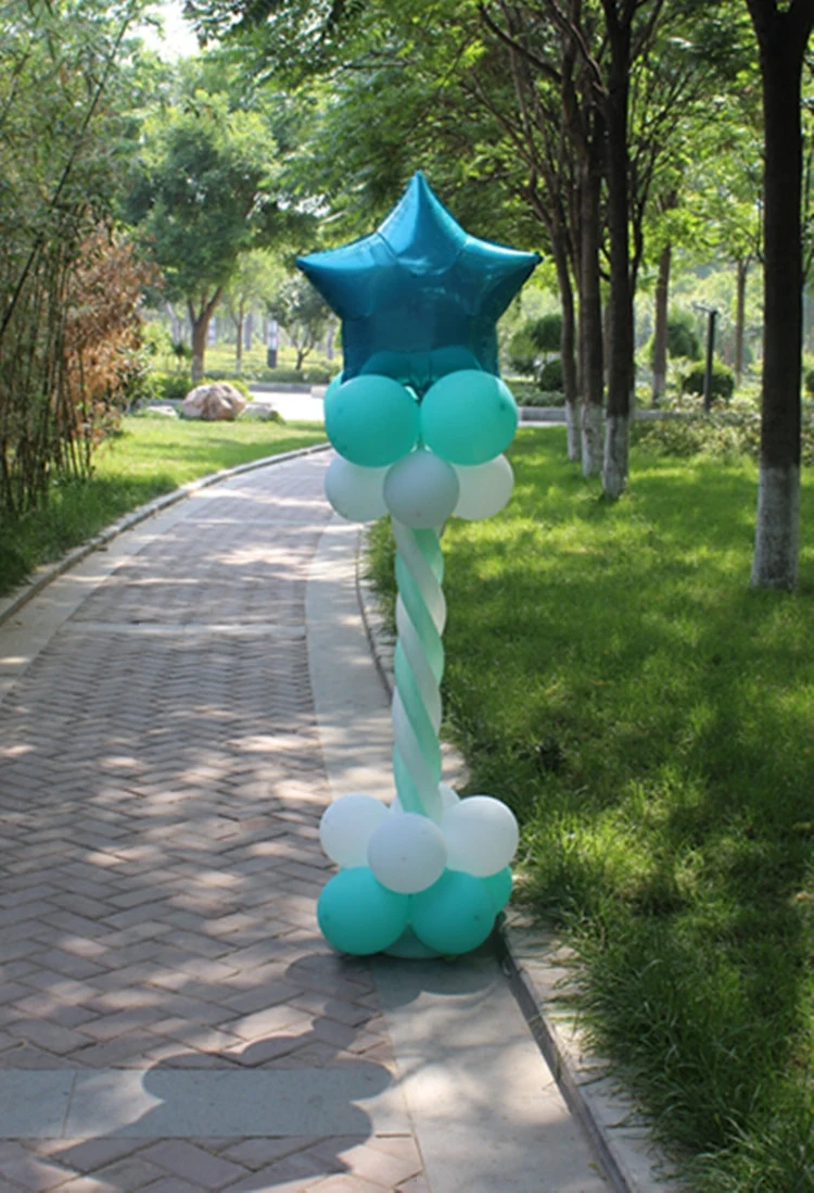 Воздушный шар колонна база новый синий СТОЛБ ДОРОГА Мода свадебное платье День