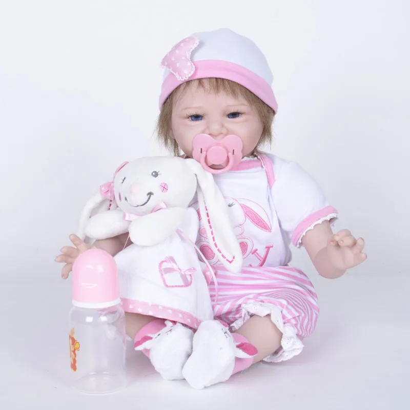 LEOOFU 55 см 22 дюймов куклы для детей модель тела reborn маленьких девочек мальчиков