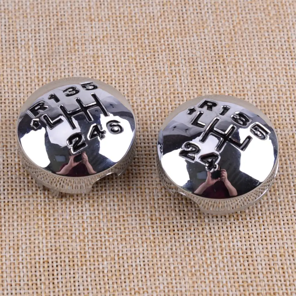 Серебристый пластик 5 6 скоростей Ручка переключения передач верхняя крышка