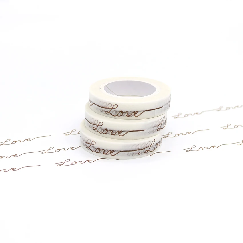 1 шт. Творческий любовь лента Washi высокое липкая клейкая канцелярских