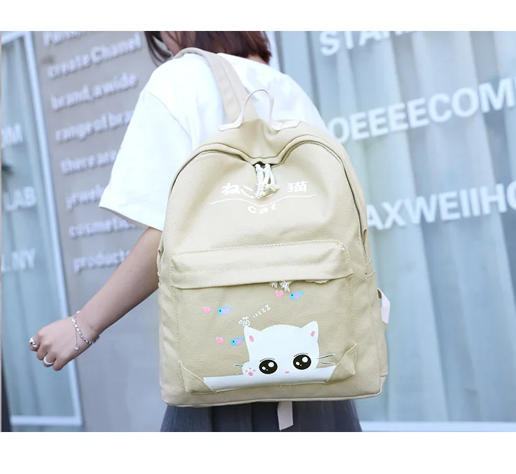 4pcs Backpack Cartoon School Bags For Girls Boys Child Backpack Schoolbag Lovely Kids Bags Printing Mochilas Escolares Infantis
