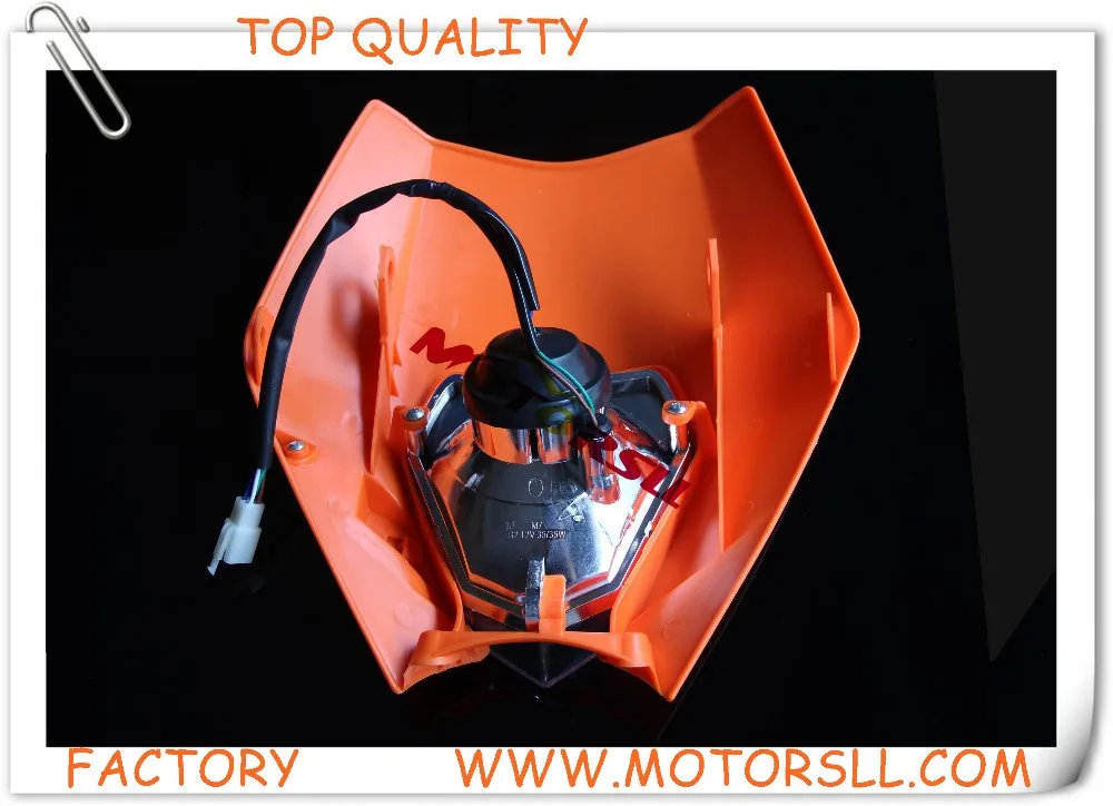 Motorcycle Dirt Bike Motocross Supermoto Universal Headlight With For KTM SX F EXC XCF SMR Headlamp old model |
