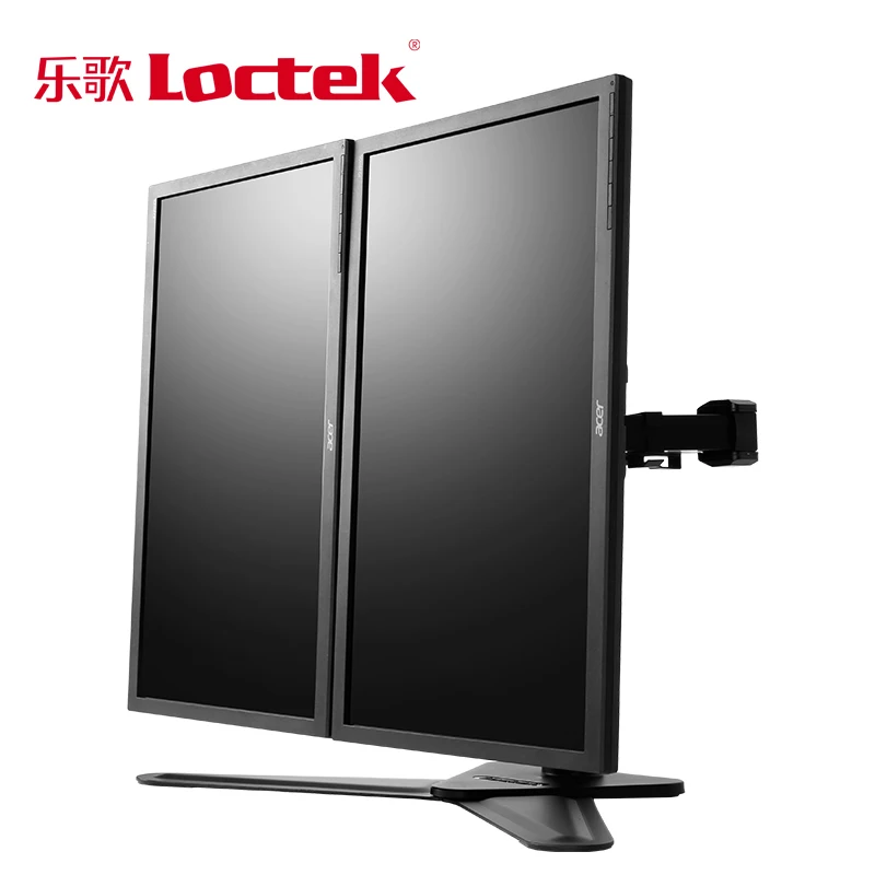 Настольная подставка Loctek D2D 10 30 дюймов двойной монитор светодиодный ЖК экран макс. нагрузка кг каждая