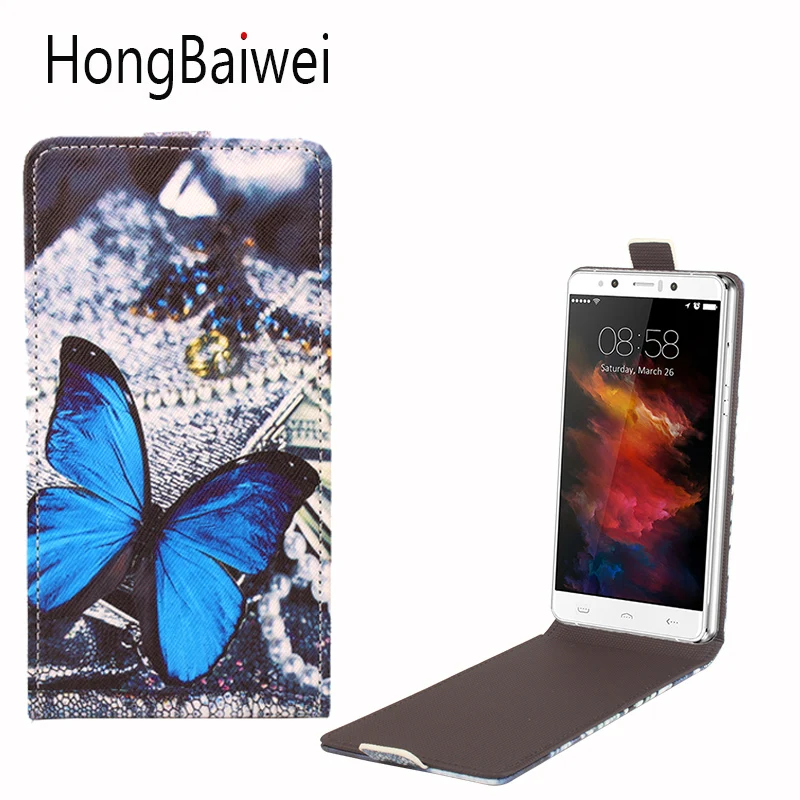 HongBaiwei для HOMTOM ht10 случае девочки бабочки Вертикальный флип кожаный чехол телефона
