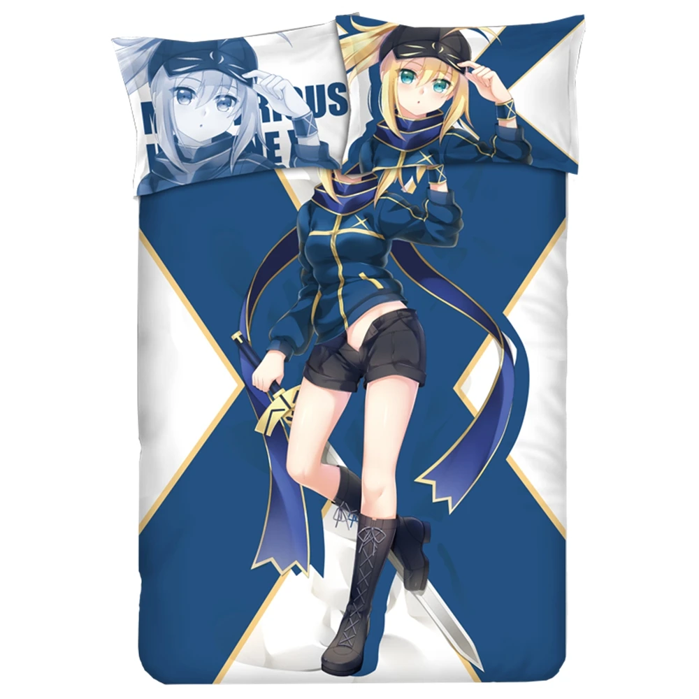 

Anime JK Game Fate GO Fate Grand Order Mysterious Heroine X Cosplay Comforter Set Bed Sheet Pillowcase Bedding Set Home Decor