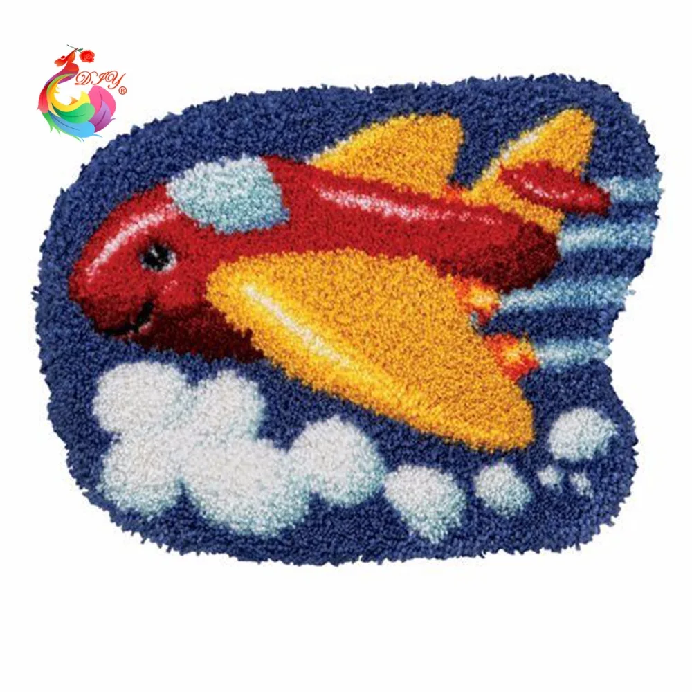 Набор 3D крючков с защелкой набор для рукоделия Незаконченный вязальный коврик из