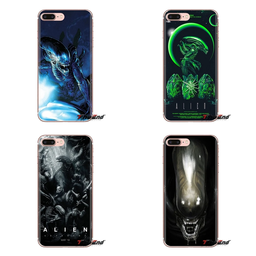 Прозрачный чехол из ТПУ Xenomorph Aliens predator для LG Spirit Motorola Moto X4 E4 E5 G5 G5S G6 Z Z2 Z3 G2 G3 C Play Plus