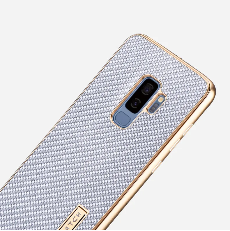 Для samsung Galaxy S9/S8 Plus чехол Роскошный металлический алюминиевый бампер чехол из углеродного волокна Защитный чехол s для samsung Galaxy S9 S8 чехол