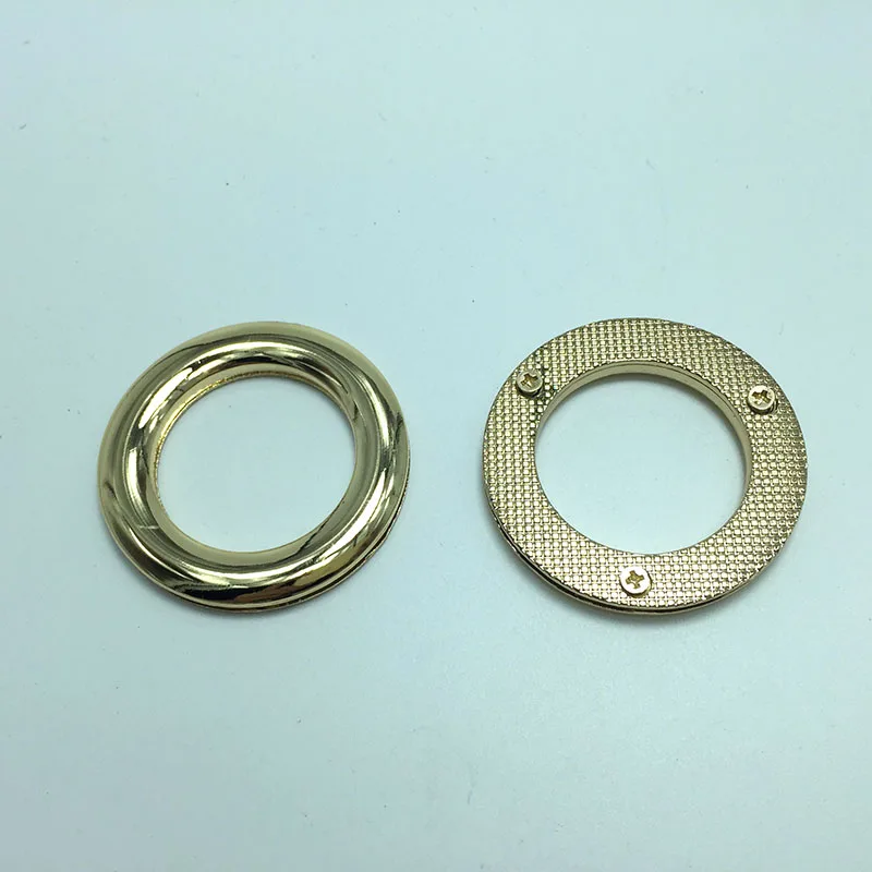 1 1/2 Inch ( 38mm ) Snap Together, Force-Fit Eyelets, Gold Finish