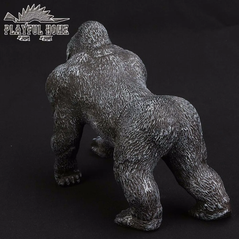 Товары сертифицированные вручную Модель King Kong мягкая ПВХ чучела 3D аниме животные