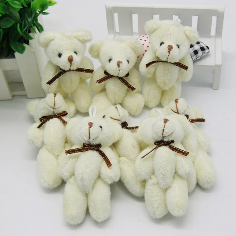 Мини плюшевый мишка 12 шт./лот мягкие игрушки 8 см маленький мягкая игрушка