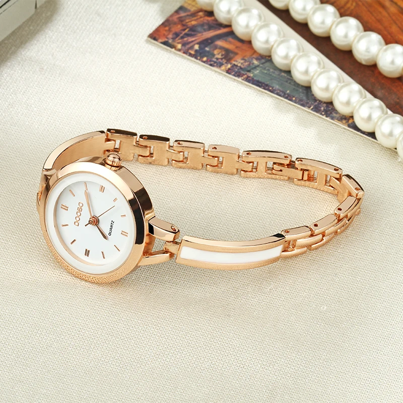 Оригинальный doobo браслет Часы для Леди Мода платье Золотой Очаровательная Сеть