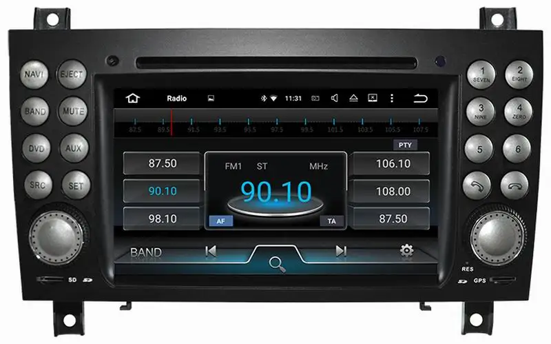 Ouchuangbo android 10 dvd плеер радио для Benz SLK 171 2004 2011 с gps Bluetooth wifi USB 8 ядер 4 Гб + 64 ГБ|car player|dvd