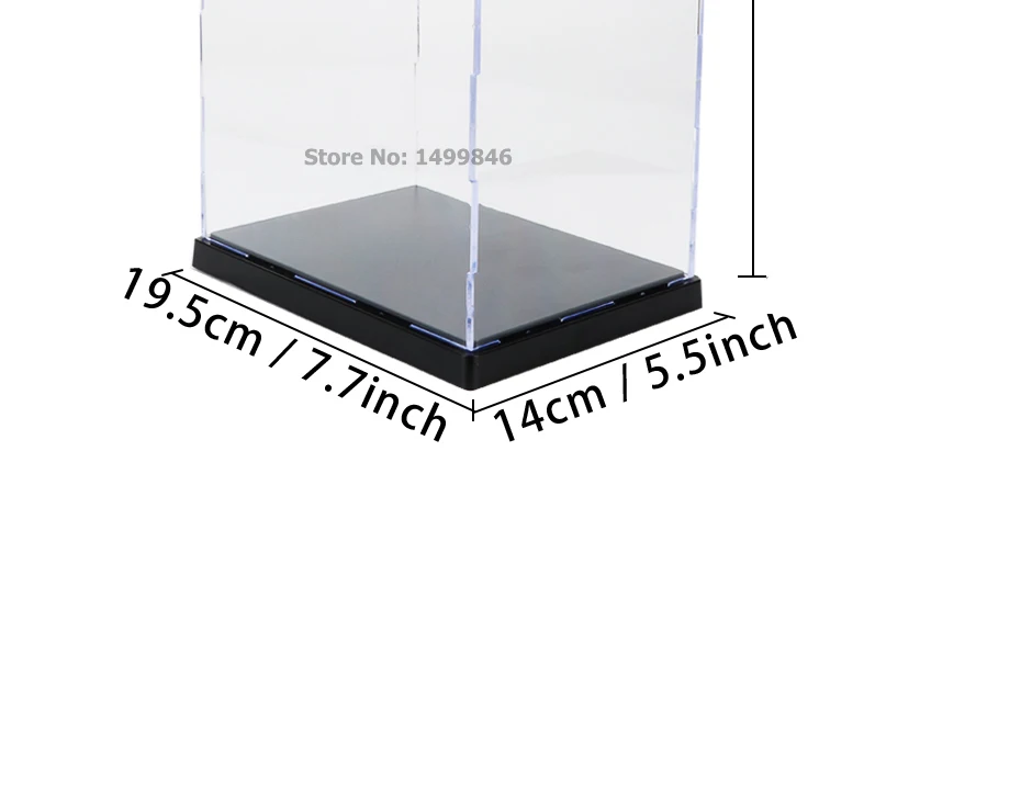 Модель прозрачный футляр, игрушка, прозрачный акриловый контейнер для хранения, строительные наборы, модели фигурок, строительные блоки, набор игрушек для детей, подарок