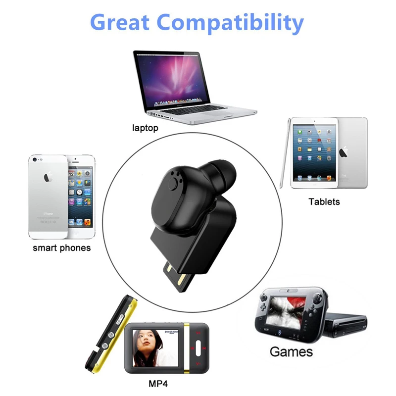 Беспроводные Bluetooth наушники DAONO SQ2 с микрофоном|wireless earbuds|mini headset bluetoothbluetooth earphone |