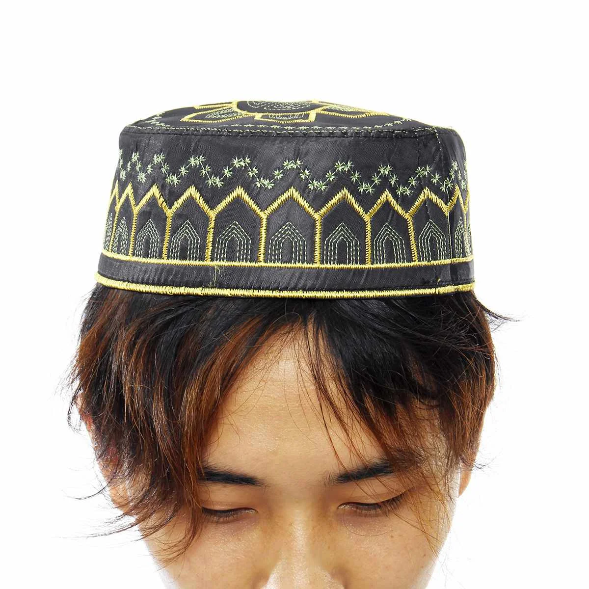 Модная мусульманская шапочка для молитвы, шапка s, индийская шапка Topi Kufi, круглая Кепка, ИД Рамадан, молитва арабским мужчинам, мусульманская, Новое поступление