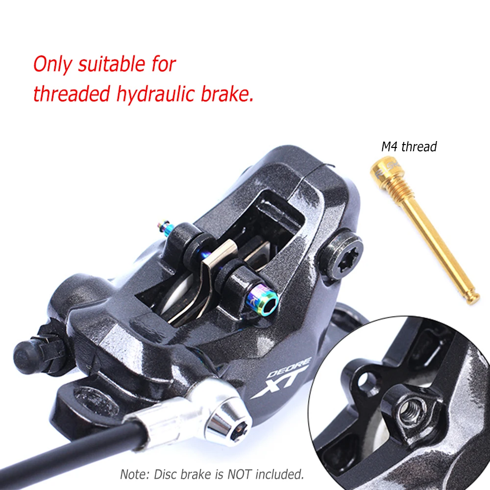 2 шт. сверхлегкие винты M4 из титанового сплава|disc brake bolts|brake boltbicycle bolts |