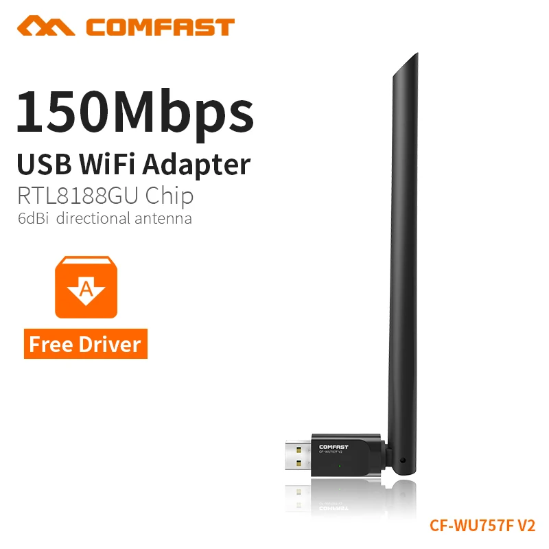 Usb Wi-Fi адаптер COMFAST 150 Мбит/с 6 дБи 2 4 ГГц | Компьютеры и офис