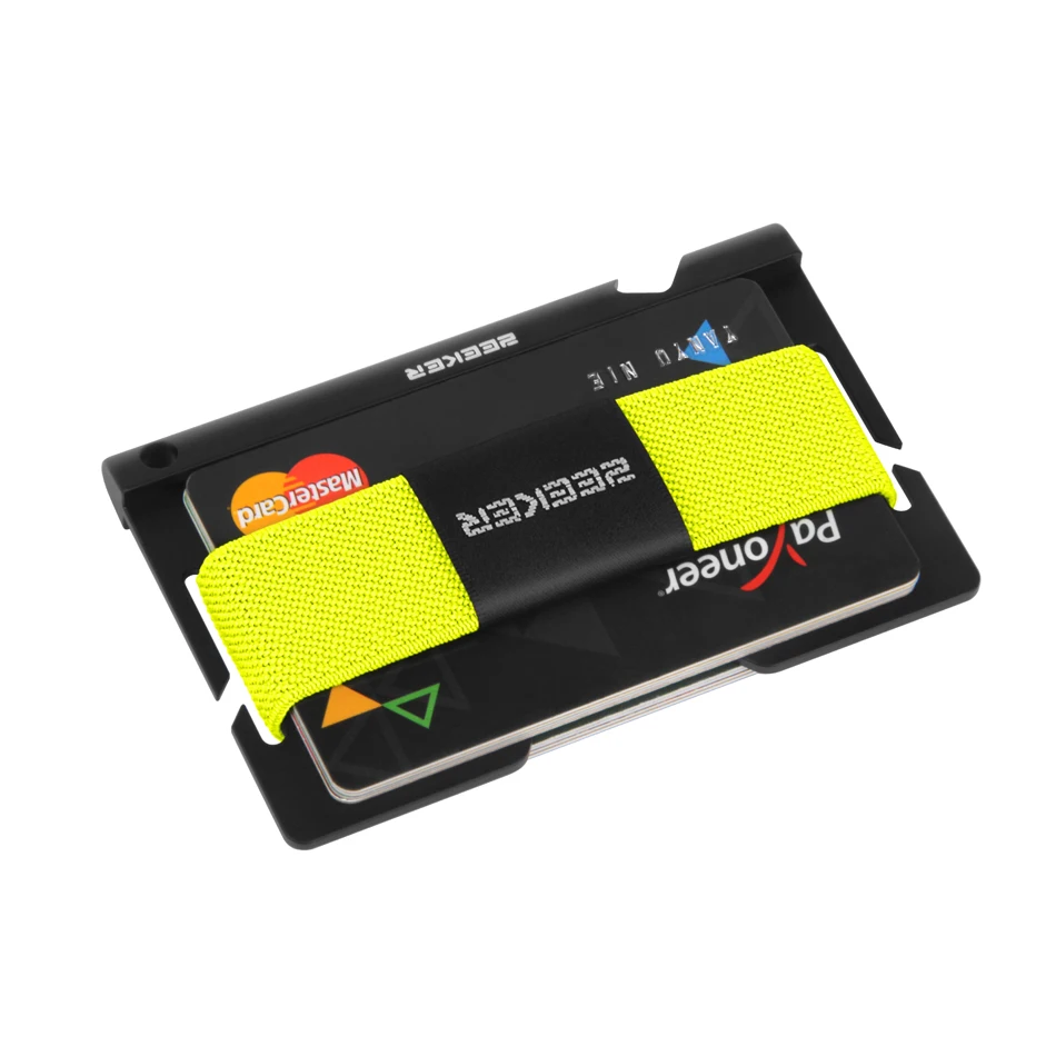ZEEKER Portable Slim Aluminum Metal Card Wallet Female With Key Hole | Багаж и сумки