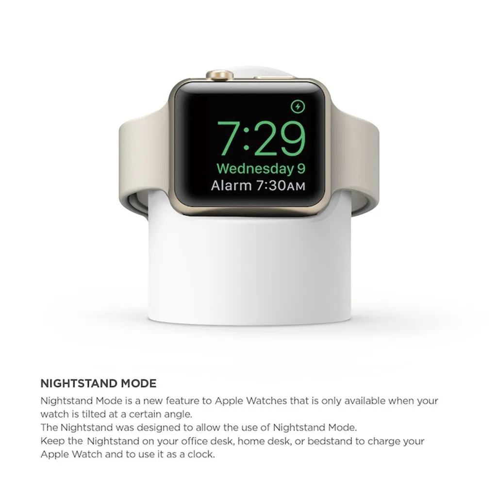 Роскошная подставка для Apple Watch,, кабель с отверстием для зарядки, алюминиевый кронштейн для iWatch, док-станция, подставка, держатель