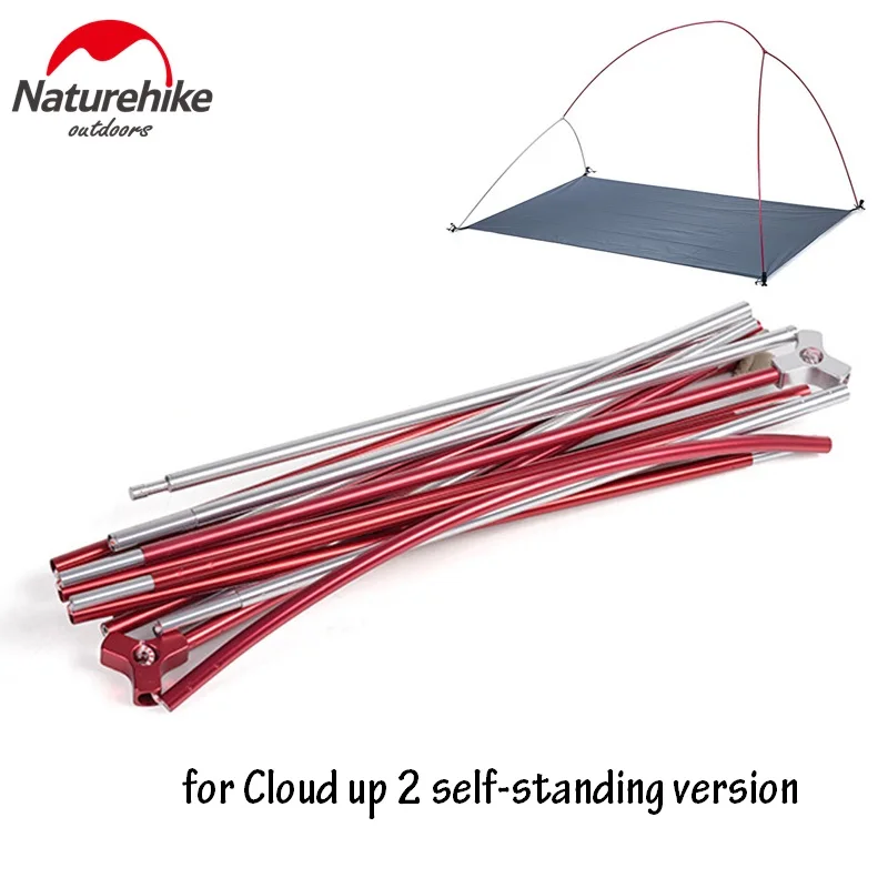 Naturehike Cloud Up 1 2 3 серии Палатка полюс Сверхлегкий для палаточного лагеря Наружное освещение аксессуары