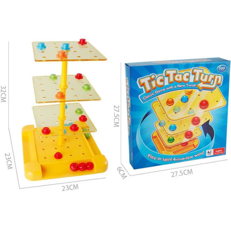 2 4 игрока твист Tic Tac с закругленным носком игры или спина в 1 взаимодействие