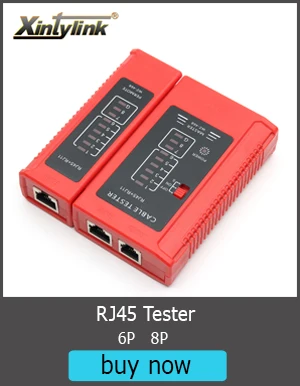 Xintylink rj45 без инструментов разъем ethernet Кабельный разъем cat5 cat5e cat6 сеть 8P8C utp Неэкранированные модульные терминалы повторно используется