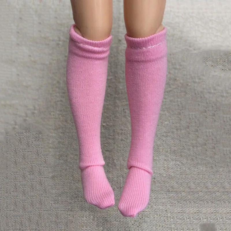 5pairs/lot Pure Color Stockings for Blythe Doll Middle Tube Sock For Barbie 1:6 Long Socks Momoko 1/6 Accessories | Игрушки и хобби