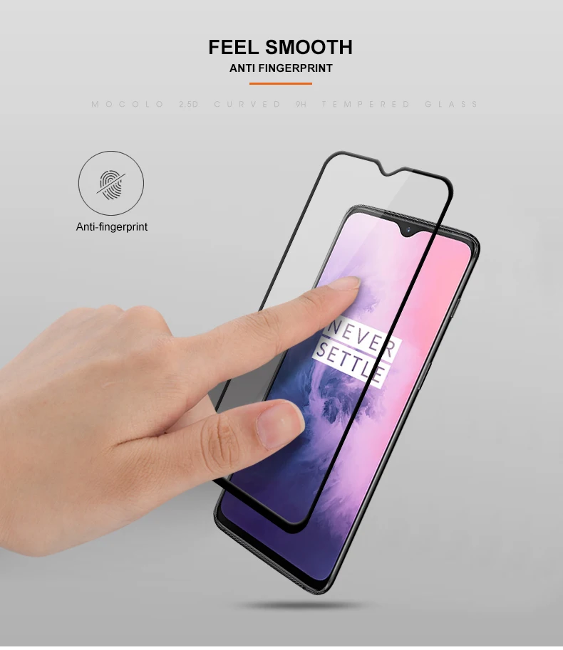 Mocolo закаленное стекло для Oneplus 7 pro Полное покрытие Защитная пленка для экрана Oneplus 7 6T 5 5T one plus 3 3T