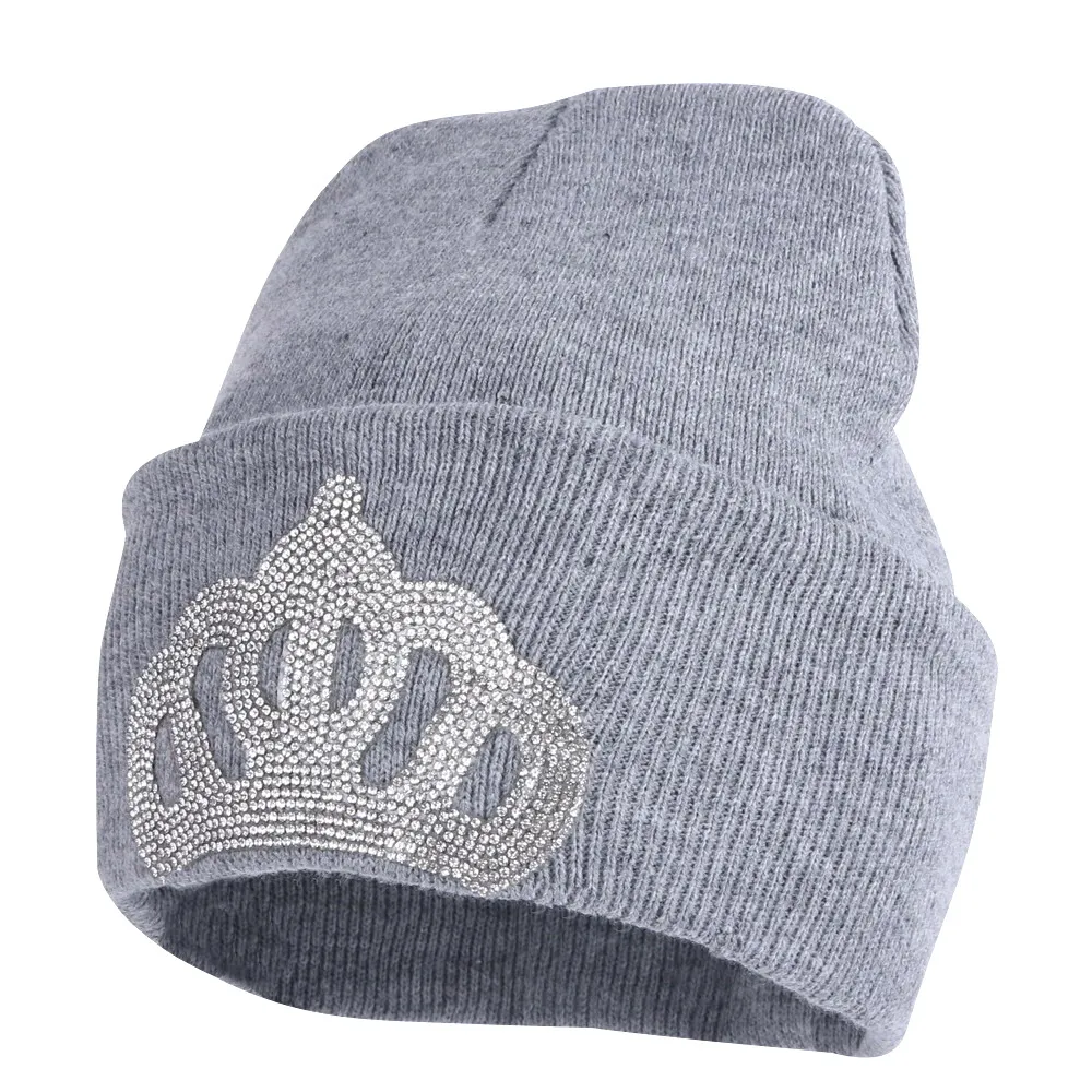 Оптовая продажа женская модная зимняя шапка повседневные однотонные роскошные