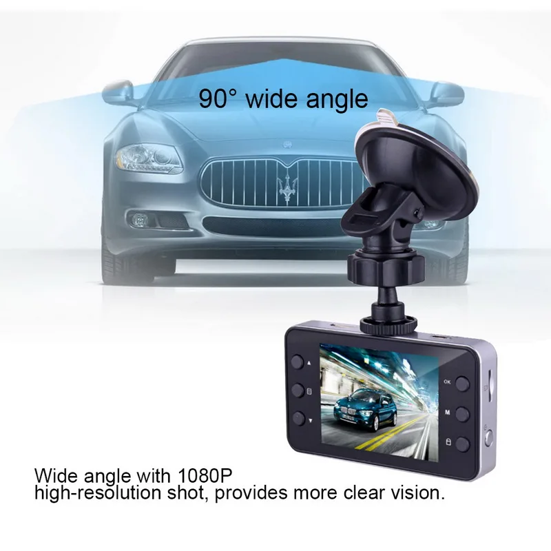 TOSPRA Автомобильная записывающая камера мини DVR Dashcam Full HD 1080P видеорегистраторы