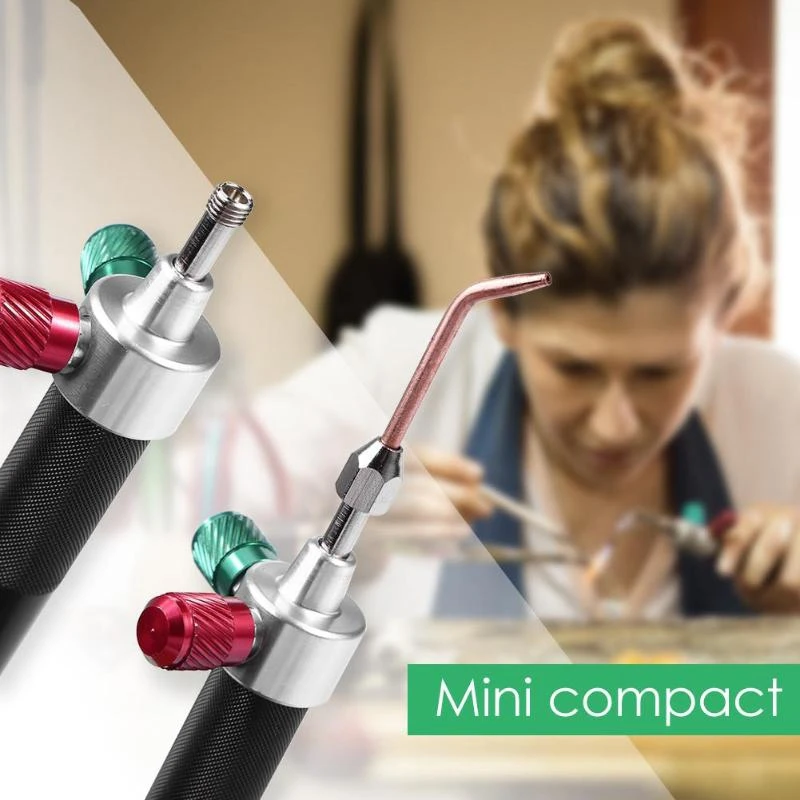 

Mini Gas Torch Welding Soldering Tool Oxygen Acetylene Tool Platinum Metal Stainless Steel Welding Soldering Tool Kit